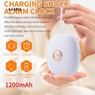 [ Vibrating Alarm Clock Creative 1 Key Snooze Travel Alarm Clock Bed Shaker for Bedside Bedroom Dorm Desktop Students