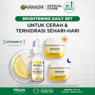 Garnier Brigtening Vit C cream day, night, serum day & night