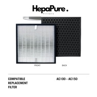 Delonghi AC100 - AC150 Compatible HEPA &amp; Activated Carbon Filter [HepaPure]
