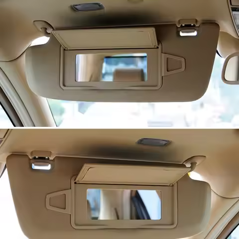 For Mercedes Benz W639 W636 Interior Sun Shade Visor Makeup Cosmetic Mirror Cover Auto Accessories B