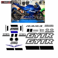 For Yamaha YZF-R3 YZF R3 GYTR Motorcycle Parts Fairing Sticker Full Vehicle Reflective Waterproof St