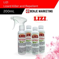 Benje's Lizi lizard repellent and killer 200ml (twin bundle)