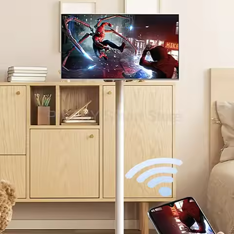 Popular 24Inch Smart Display Lcd Touch Screen Android Portable Smart Tv Indoor Conference Mobile Tv 