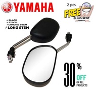 YAMAHA Sight SIDE MIRROR CHROME LONG STEM Motorcycle side mirror big