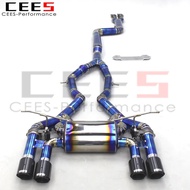 CEES Performance Titanium Catback Exhaust Systems for BMW M3/M4 F80/F82 3.0T 2015-2019 Escape with V