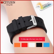 Citizen Silicone Strap Men's Bracelet Rubber Watch Strap AW0010 AW0015 20mm 22mm
