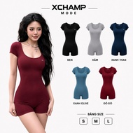 [ OPEN SALE ] XCHAMP MODE AEROFORM JUMPSUIT Women's Gym Butt Lift, Anti-Slip | Gym, yoga JUMP02