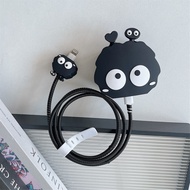 Cartoon Totoro charger cover For iPhone 15 promax 20w A2344 A2902 3-pin plug suitable Charger protec