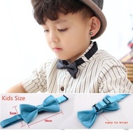 Adjustable Children Bow Tie Boys Bows Ties Kids Neck Tie Girls Wedding wear 40 Solid Colors