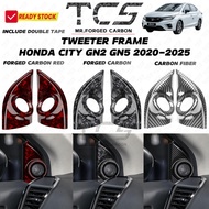 TCS HONDA CITY RS GN2 GN5 HATCHBACK 2020-2025 CARBON TWEETER FRAME CAR ACCESSORIES
