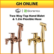 TWO WAY TAP HAND BIDET & 1.2m FLEXIBLE HOSE SRT104-GY/ SRT105-RG