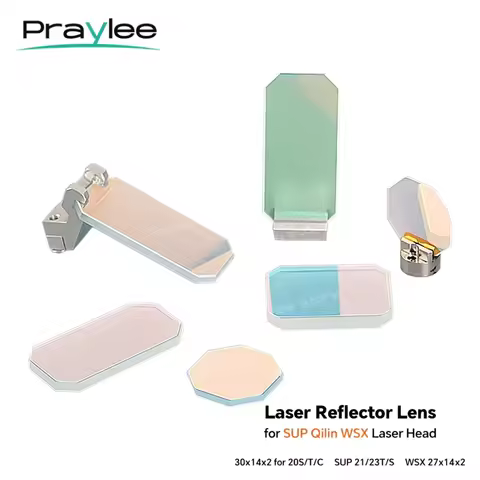 Laser Welding Reflective Mirror Lens Qilin SUP WSX 30x14x2 27x14x2 20x15.2x1.6 Laser Reflector Lens 