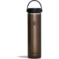 HYDROFLASK LIGHTWEIGHT WIDE FLEX CAP B 24OZ, OBSIDIAN 25 percent lighter than  our  other  24 oz  Wi