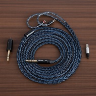 Kbear 2m 8-Core Silver-Plated IEM Cable for KZ ZS10 Pro/ZSN Pro/CRA/ST12 Plus Recessed 2-Pin  Kabel 