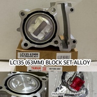 LC135 BLOCK Y15ZR RACING BLOCK 63MM 62MM LC BLOCK ALOY ALOI TAIKOM TOBAKI SHARK TOKAHI SWIPOH HHM HI