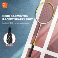 Spark Light Racket Badminton Girik | Badminton Racket 1 Pcs Bonus Racket Bag | Oshop