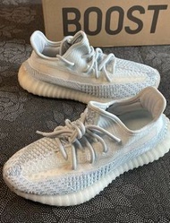 新店特惠adidas originals Yeezy Boost 350 V2 冰藍"cloudwhite" 網布 Cloud White 低幫休閒鞋 男女同款