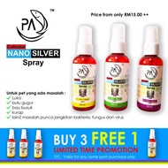 PA Colloidal Nano Silver Spray 60ml -  anti microbial virus bacteria - 15ppm 30ppm 50ppm  - pet cat 