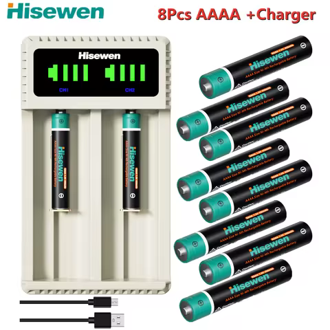 AAAA Battery and USB Charger for Surface Pen Batteries Alarm Clocks Flashlights Electronic Toys Blue