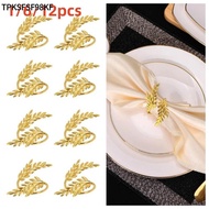 TPKSFSF98KF 1/6/12pcs Napkin Holder, Modern Minimalist Christmas Thanksgiving Napkin Ring Buckles, E