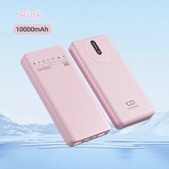 GOOJODOQ 10000mAh Wired Powerbank 2 Inputs + 2 Outputs 10w Portable Lightweight USB Charging 21700 S