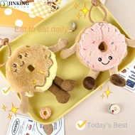 JINKING Simulation Donut Plush Pendant, Cartoon Doughnut Donut Plush Key Rings, Fashion Plush Kawaii