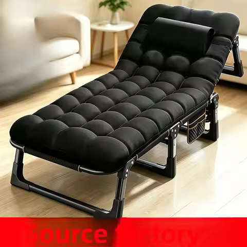 Office Nap Folding Bed Portable Lightweight Single Beach Outdoor Home Portable Multipurpose Camp Bed
