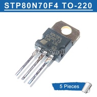 5pcs 80N70F4 TO-220 STP80N70F4 P80N70F4 TO220 N-channel 68V/85A Power MOSFET Transistor new original