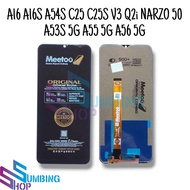 Lcd A16 A16S A54S C25 C25S V3 Q21 N4rzo 50 A53S 5G A55 5G A56 Original Touchscreen Fullset