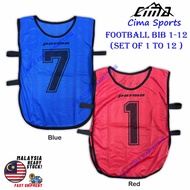 Parma Soccer / Football Bib 1-12 (12 Pcs) Netting