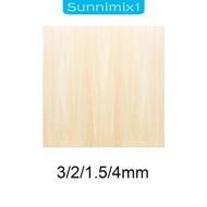 [Sunnimix1] Basswood Sheet Unfinished Wood for Crafts Plywood Sheet for Drawing Wood Burning