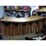 75cm x 60cm x 100cm full set fringe tablecloth cover covers the entire table