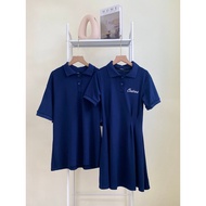 Đồ đôi nam nữ set couple áo nam đầm nữ CHIBETS LSA011