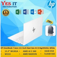 HP OMNIBOOK 7 AERO 13-BG1032AU/13-BG1033AU (AMD AI R5 340, AMD RADEON, 16GB DDR5X, 512GB SSD, 13.3''