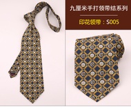 Fashion Necktie 9CM For Men High Quality Retro Handsome Neckties Business Self-Tied Ties Wedding Tie