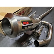 SCK Racing Exhaust LC135 4S/5S Y15 Y16 RS150/RSX150 32MM /35MM *TWO PCS MANIFOLD* BY AHM PRO RACING
