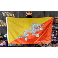 Bhutan Flag 4 Size Thai Shop