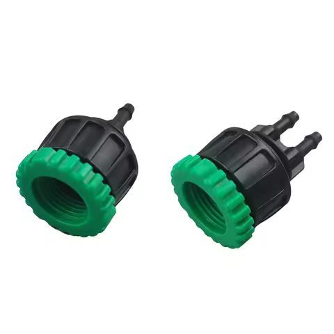 Female 1/2 3/4 To 1/4" Garden Tap Y Water Splitter Irrigation 4/7 Hose Splitter Watering