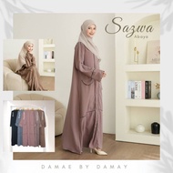 Damaebydamay-sazwa abaya syari/abaya wolfis premium/gamis abaya dress abaya dress abaya dress