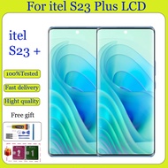 Original AMOLED Itel S23 Plus LCD Display Touch Screen Replacement