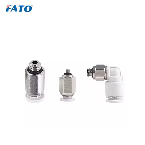 Mini pneumatic connector POC PC PL small thread PC4-M3C PL6-M5C PL6-M6C mini quick connector