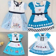 Alice in the wonderland costume Alice import casual princess dress t-shirt