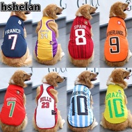 HSHELAN Dog Sport Jersey, Medium 4XL/5XL/6XL Dog Vest, Summer Breathable Stripe Large Puppy T-Shirts Apparel