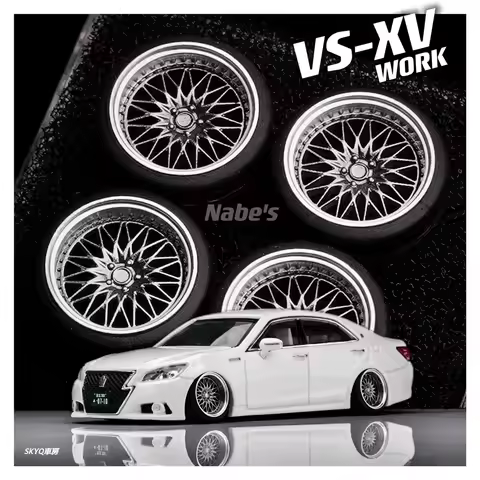 1/64 Wheels Nabes X Chika Work VSXV Tuning Wheels 9.7mm 8.9mm