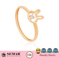 10K SAUDI GOLD Pawnable Tuzi Rabbit Gold 10K Semar Nusantara Gold Ring