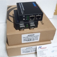 NUFIBER NF-A2002F 2X 1000MB FO SFP FIBER TO 2X UTP Media CONVERTER SWITCH 2SFP + 2RJ45