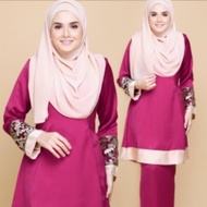 Baju Kurung- Magenta