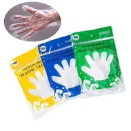 100Pcs Eco-friendly Gloves Disposable One-off Plastic Gloves Cooking Food Glove