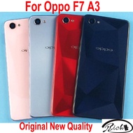 Original New Best For Oppo F7 A3 Back Battery Cover + Camera Lens + Power Volume Buttons Rear Housin