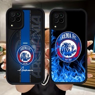 Q81 Arema FC soft Casing for Samsung F04 A04E M04 J7 Pro A12 A06 A07 A22 A04 A05 J2 5GPrime
